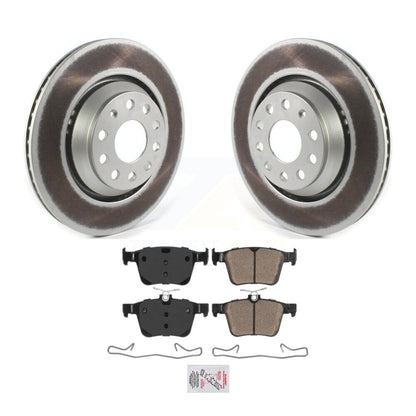 Kit de rotors de frein à disque à revêtement arrière et de plaquettes en céramique pour Volkswagen Atlas Golf R