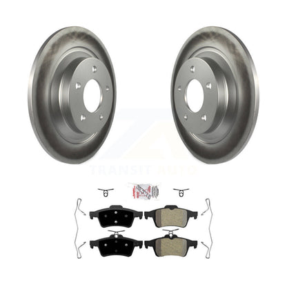 Kit de disques de frein à disque à revêtement arrière et de plaquettes semi-métalliques pour Mazda 5 KGA-103923