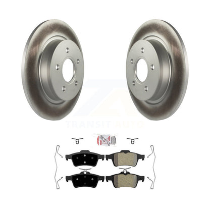 Rotor de frein à disque à revêtement arrière et Kit de plaquettes semi-métalliques pour Volvo S40 C30 V50 C7