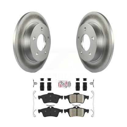 Kit de rotors de frein à disque à revêtement arrière et de plaquettes en céramique pour Mazda 3 Sport KGA-103930