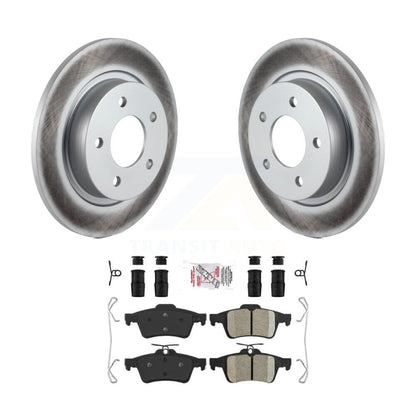 Kit de rotors de frein à disque à revêtement arrière et de plaquettes en céramique pour Mazda 3 Sport KGA-103931
