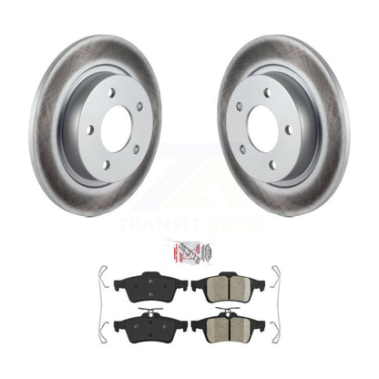Kit de rotors de frein à disque à revêtement arrière et de plaquettes en céramique pour Mazda 3 Sport KGA-103933