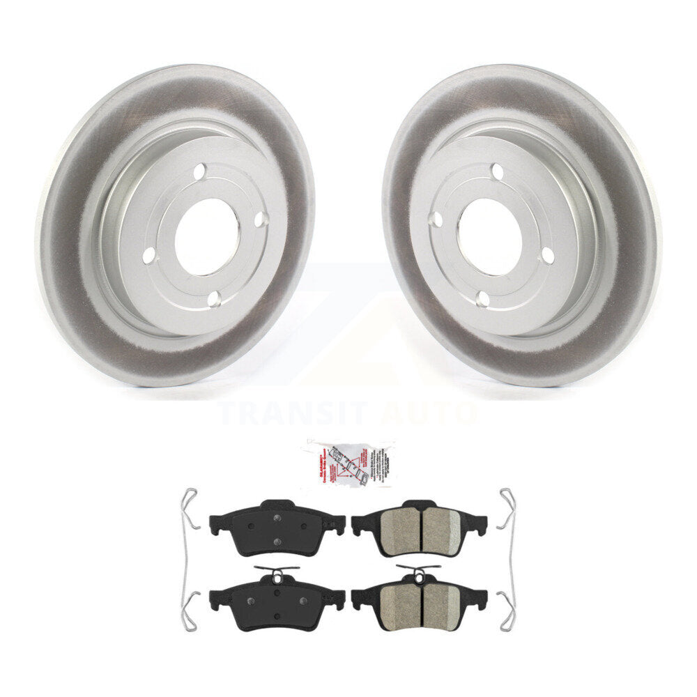 Kit de rotor de frein à disque à revêtement arrière et de plaquettes en céramique pour Ford EcoSport AW 2018 – 2022