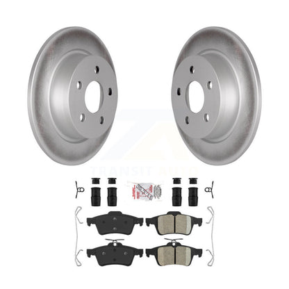 Kit de rotors de frein à disque à revêtement arrière et de plaquettes en céramique pour Ford Transit Connect