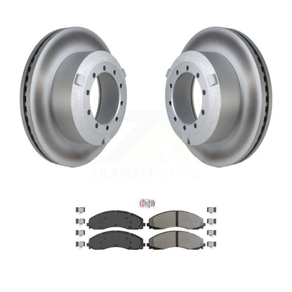 Kit de plaquettes semi-métalliques de Rotor de frein à disque de manteau arrière pour Ford F-450 Super Duty F-55