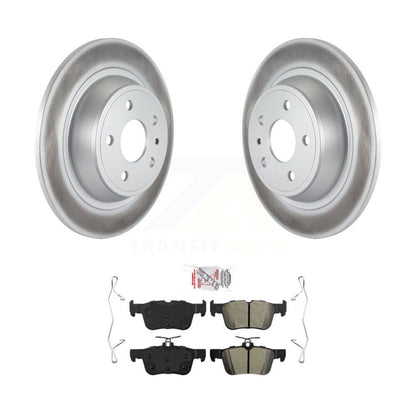 Rotor de frein à disque à revêtement arrière et Kit de plaquettes semi-métalliques pour Ford Fusion Lincoln MK