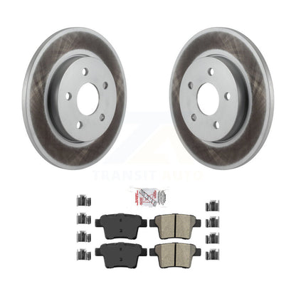 Kit de rotor de frein à disque arrière et de plaquettes semi-métalliques pour Jaguar X-Typ 2006-2008