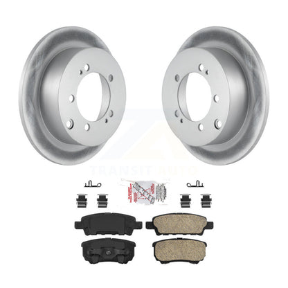 Rotor de frein à disque à revêtement arrière et Kit de plaquettes en céramique pour Mitsubishi Lancer Outlande