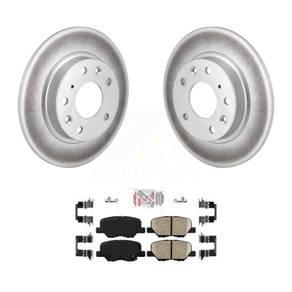Kit de rotors de frein à disque à revêtement arrière et de plaquettes en céramique pour Mazda 3 Sport KGA-104042