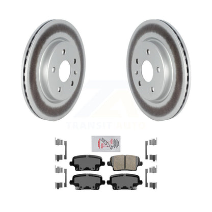 Rotor de frein à disque à revêtement arrière et Kit de plaquettes en céramique pour Cadillac XT4 Buick Envisio