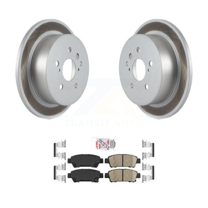 Rotors de frein à disque à revêtement arrière et kit de plaquettes en céramique pour Toyota Sienna 2004-2010