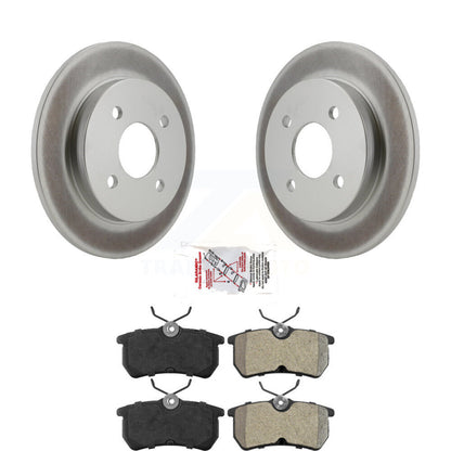 Kit de rotors de frein à disque à revêtement arrière et de plaquettes semi-métalliques pour Ford Focus Fiesta