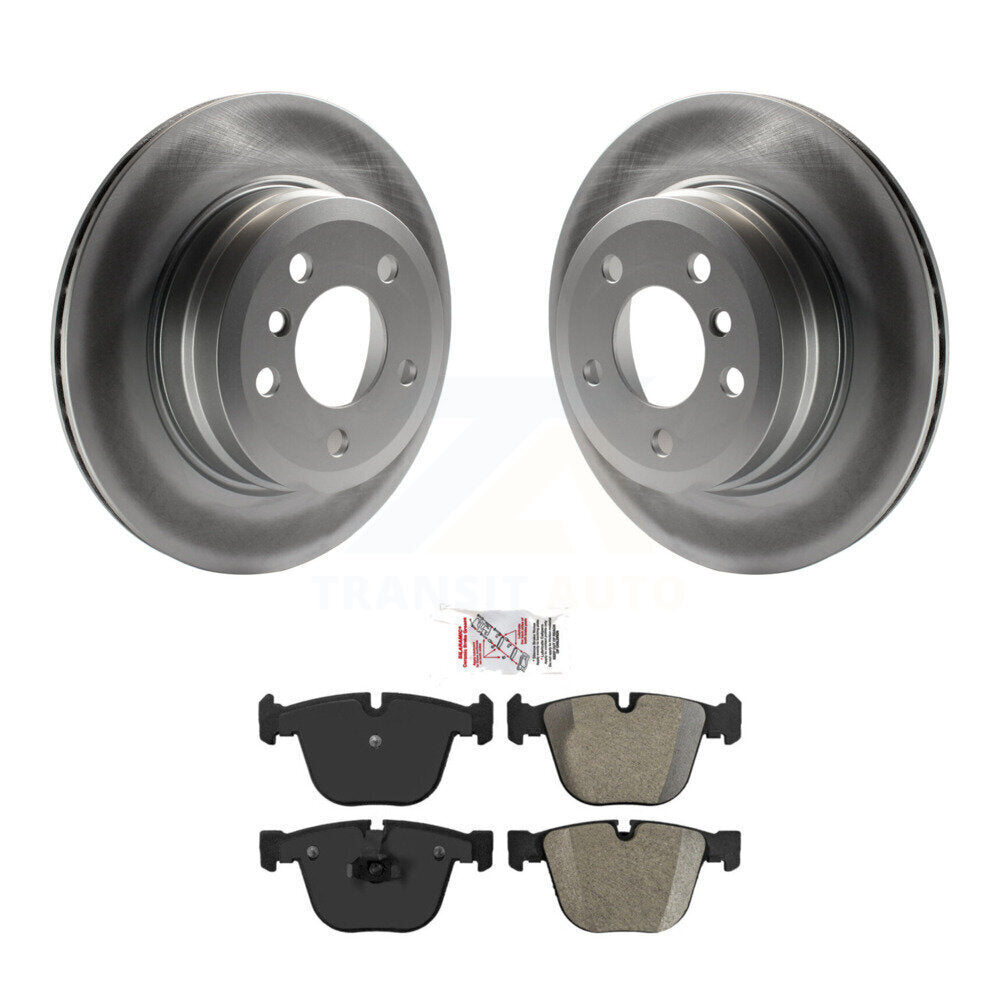 Kit de plaquettes semi-métalliques de Rotor de frein de manteau arrière pour 2009 BMW X6 xDrive35i à partir de 10 0