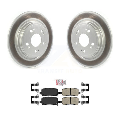 Kit de rotors de frein à disque à revêtement arrière et de plaquettes en céramique pour Acura RLX 2014-2020