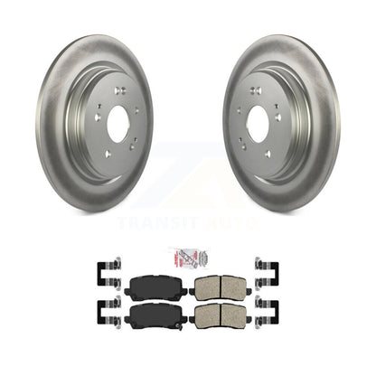 Kit de rotors de frein à disque à revêtement arrière et de plaquettes en céramique pour Acura TLX 2015-2020