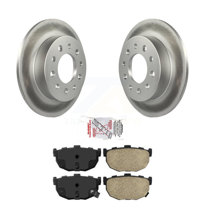 Rotors de frein à disque à revêtement arrière et kit de plaquettes en céramique pour Hyundai Tiburo 2003-2008