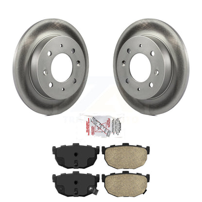 Kit de rotors de frein à disque à revêtement arrière et de plaquettes en céramique pour Kia Spectra Spectra5