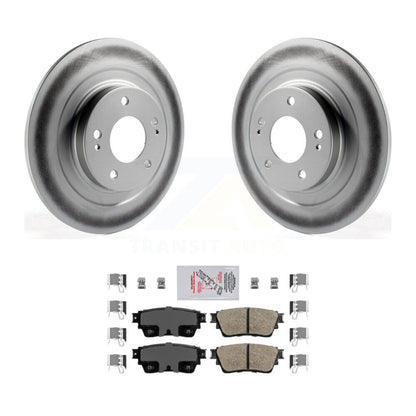 Rotor de frein à revêtement arrière et Kit de plaquettes en céramique pour Mitsubishi Outlander Eclipse Cros
