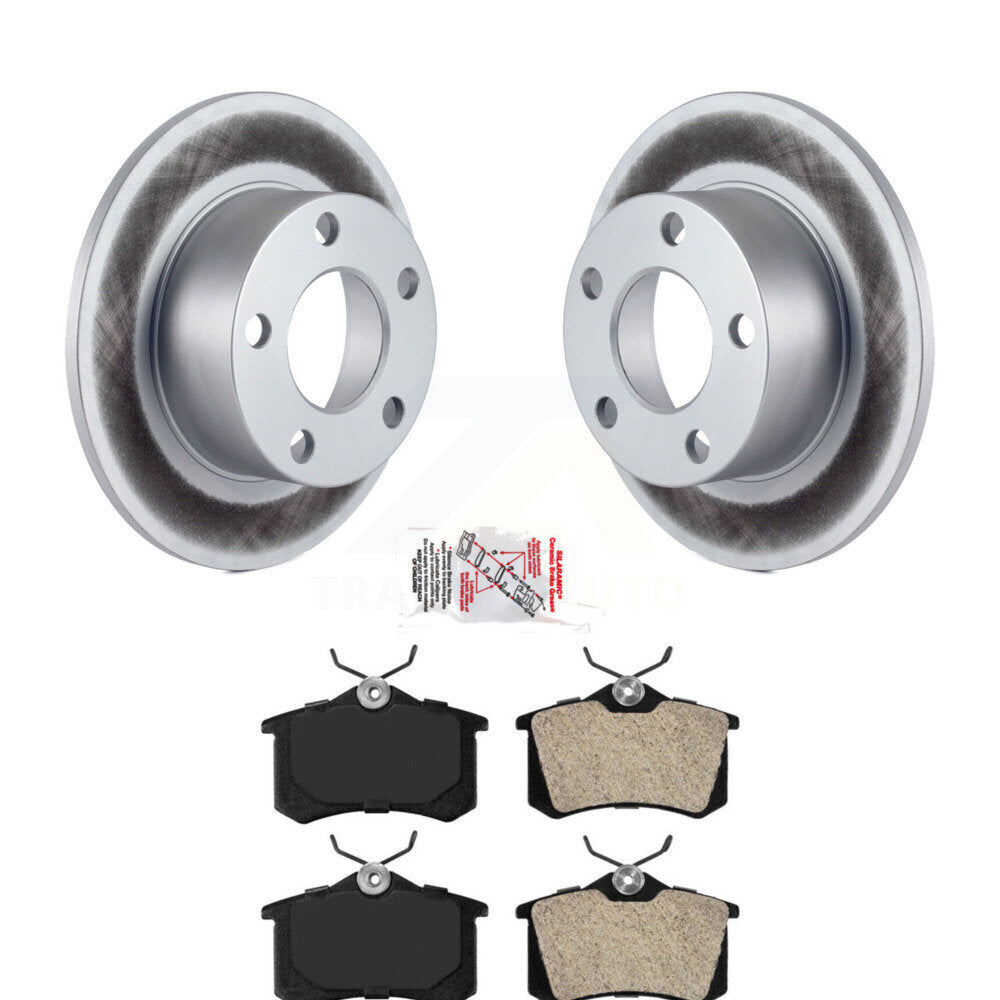 Kit de plaquettes semi-métalliques de Rotor de frein à disque à revêtement arrière, pour Volkswagen Passat Audi A