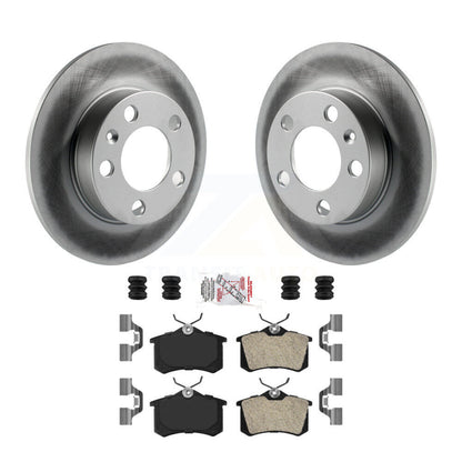 Kit de plaquettes semi-métalliques de Rotor de frein à disque de manteau arrière pour Volkswagen Beetl 2007 – 2010