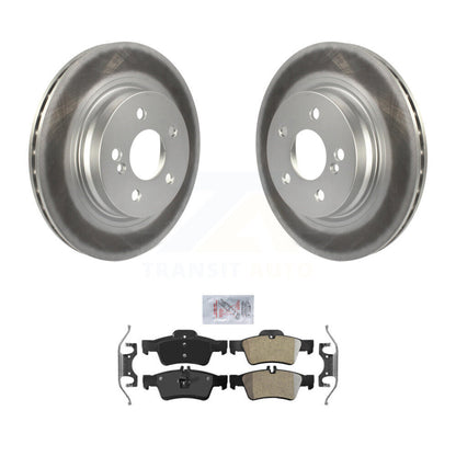 Kit de disques de frein à disque à revêtement arrière et de plaquettes semi-métalliques pour Mercedes-Benz E550