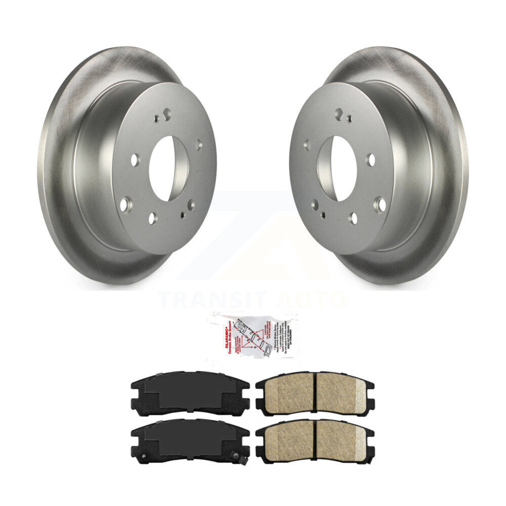 Kit de rotors de frein à disque à revêtement arrière et de plaquettes en céramique pour Mitsubishi Eclipse Galan