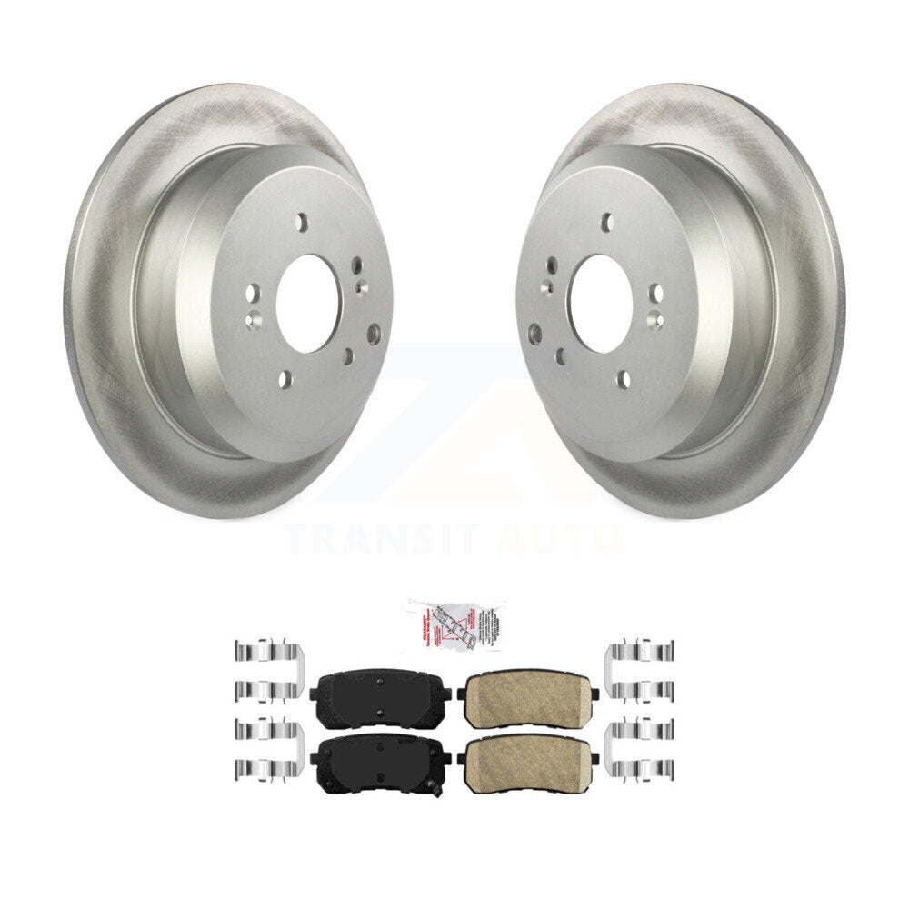 Rotors de frein à disque à revêtement arrière et kit de plaquettes en céramique pour Hyundai Veracru 2007-2012