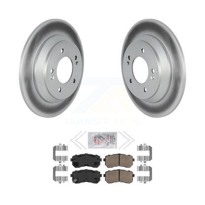 Kit de rotors de frein à disque à revêtement arrière et de plaquettes en céramique pour Hyundai Kona KGA-104169