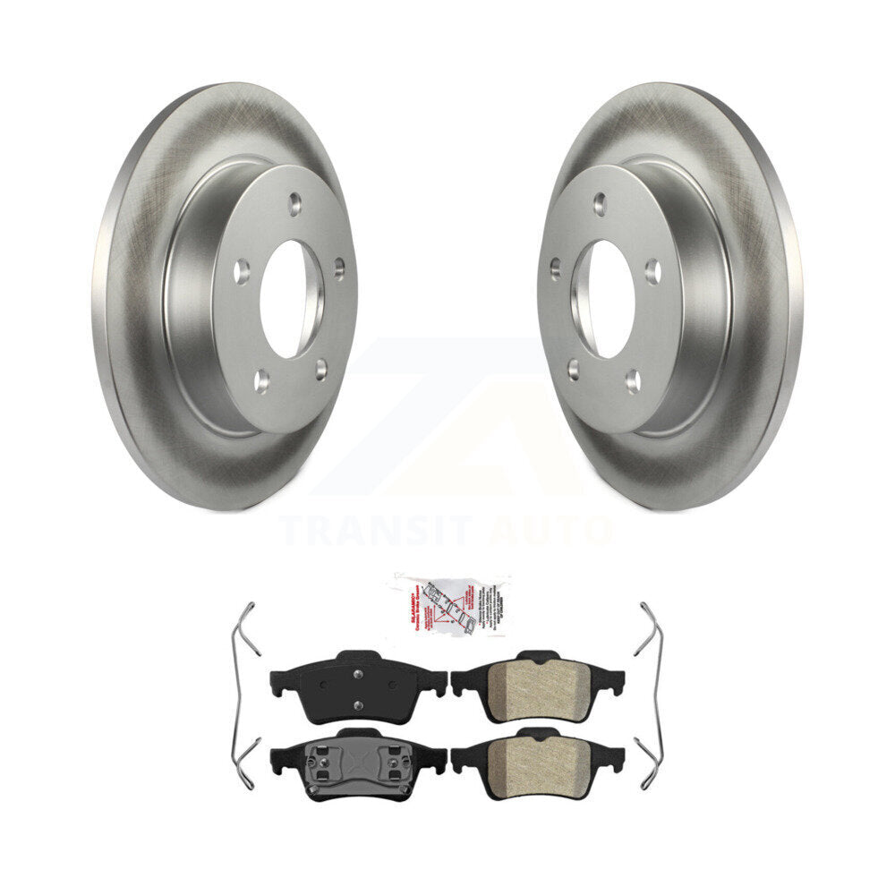 Rotors de frein à disque arrière et kit de plaquettes semi-métalliques pour Mazda 3 2.0 2004-2005