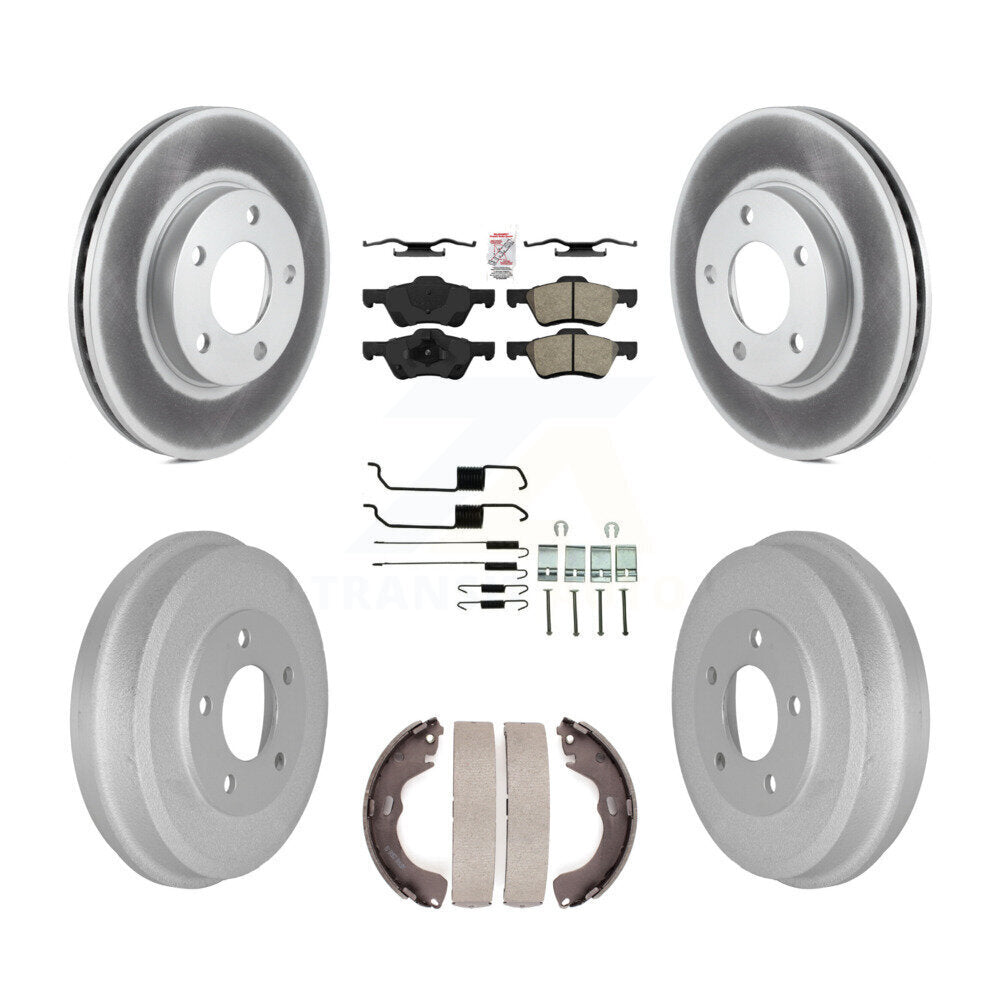 Kit de tambour à revêtement semi-métallique pour Rotor de frein avant et arrière (7 pièces) pour Mercury Marine