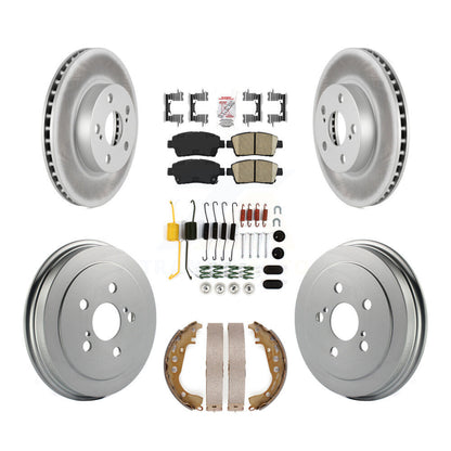 Kit de tambour avec revêtement en céramique de rotors de frein avant et arrière (7 pièces) pour Toyota Priu 04-07