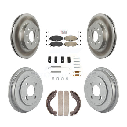 Kit de tambour avec revêtement en céramique, Rotors de frein à disque avant et arrière (7 pièces) pour Honda Insigh