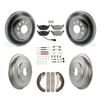 Kit de tambour de revêtement de tampon semi-métallique de Rotor de frein à disque avant et arrière pour Volkswagen Jett