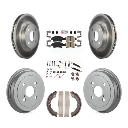 Kit de tambour de revêtement de tampon en céramique de Rotor de frein avant et arrière (7 pièces) pour Toyota Ech 2001 – 2005