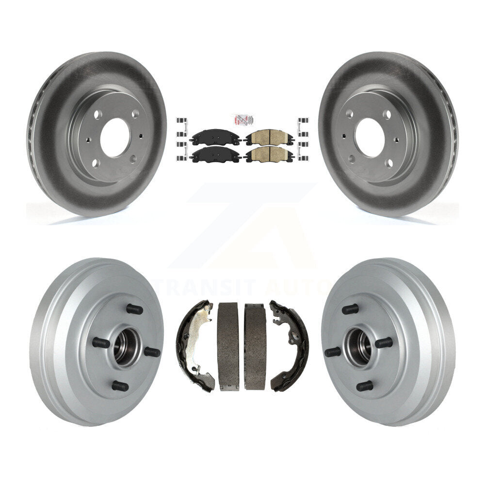 Kit de tambour avec revêtement en céramique, Rotor de frein à disque avant et arrière, pour Ford Focu 2009 – 2011