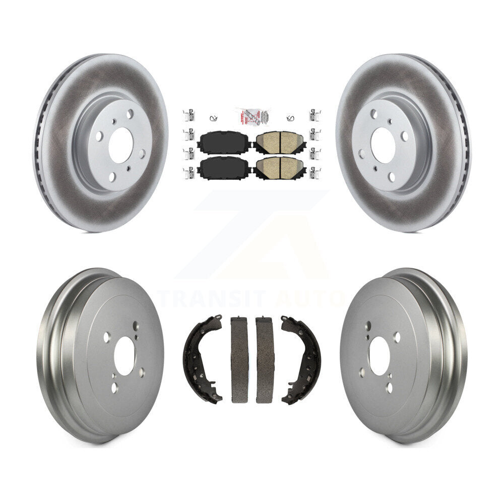 Kit de tambour avec revêtement en céramique, Rotor de frein avant et arrière, pour Toyota Yaris S 2012 – 2013