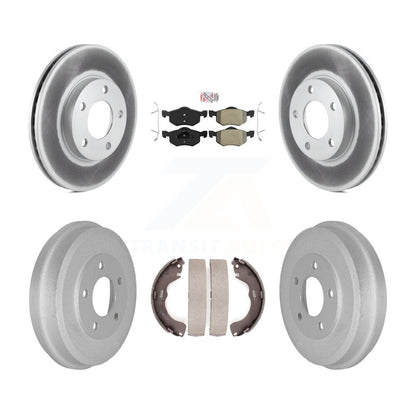 Rotor de frein avant et arrière, tampons semi-métalliques et Kit de tambour revêtu pour Ford Escape Mazd