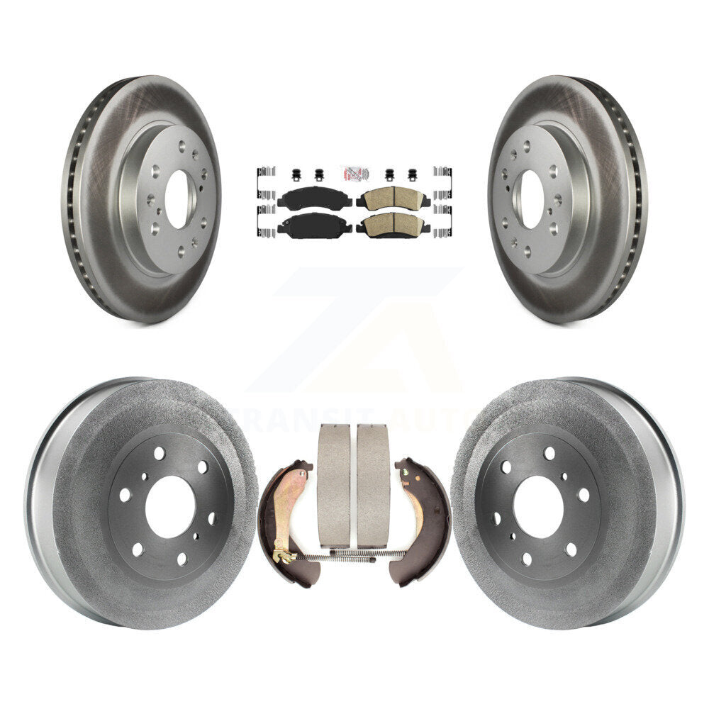 Kit de tambour avec revêtement en céramique, Rotors de frein avant et arrière, pour Chevrolet Silverado 150