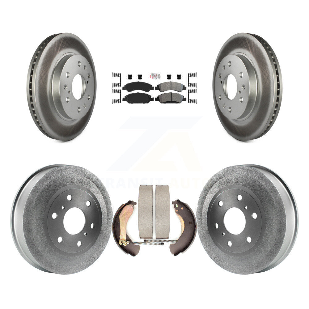 Kit de tambour semi-métallique avec rotor de frein avant et arrière, pour Chevrolet Silverad