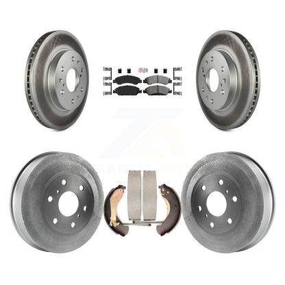 Kit de tambour semi-métallique avec rotor de frein avant et arrière, pour Chevrolet Silverad