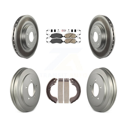 Kit de tambour de revêtement de tampon en céramique de Rotors de frein avant et arrière pour Jeep Patriot Compass Dodg