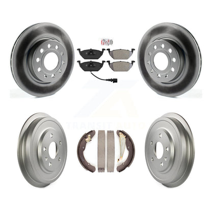 Kit de tambour de revêtement de tampon semi-métallique de Rotor de frein à disque avant et arrière pour Volkswagen Jett