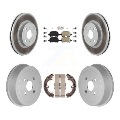 Kit de tambour enduit de plaquettes en céramique de Rotors de frein avant et arrière pour Toyota Corolla Chevrole