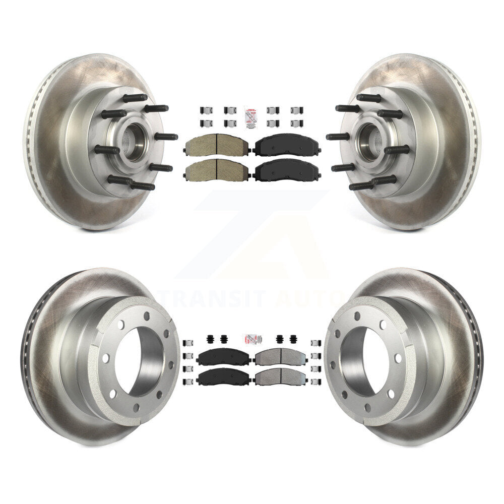 Kit de Rotor de frein à disque, revêtement de protection semi-métallique avant et arrière, pour Ford F-350 Super Dut