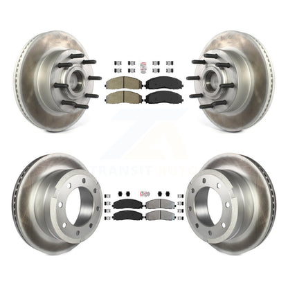 Kit de Rotor de frein à disque, revêtement de protection semi-métallique avant et arrière, pour Ford F-350 Super Dut