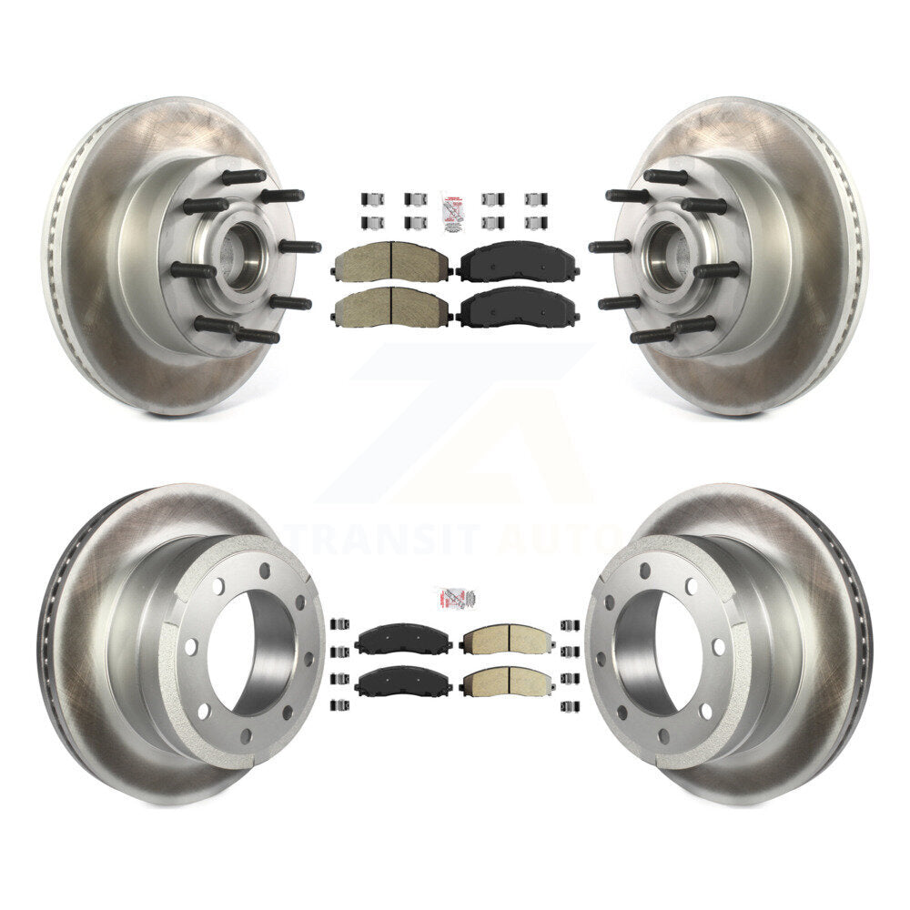 Kit de Rotor de frein à disque, revêtement de protection semi-métallique avant et arrière, pour Ford F-350 Super Dut