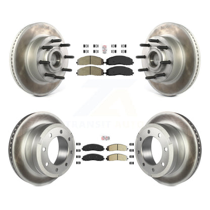 Kit de Rotor de frein à disque, revêtement de protection semi-métallique avant et arrière, pour Ford F-350 Super Dut