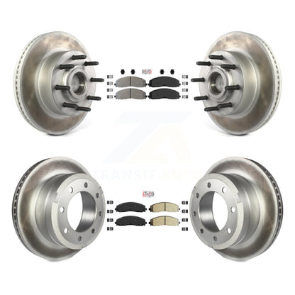 Kit de Rotor de frein à disque, revêtement de protection semi-métallique avant et arrière, pour Ford F-350 Super Dut