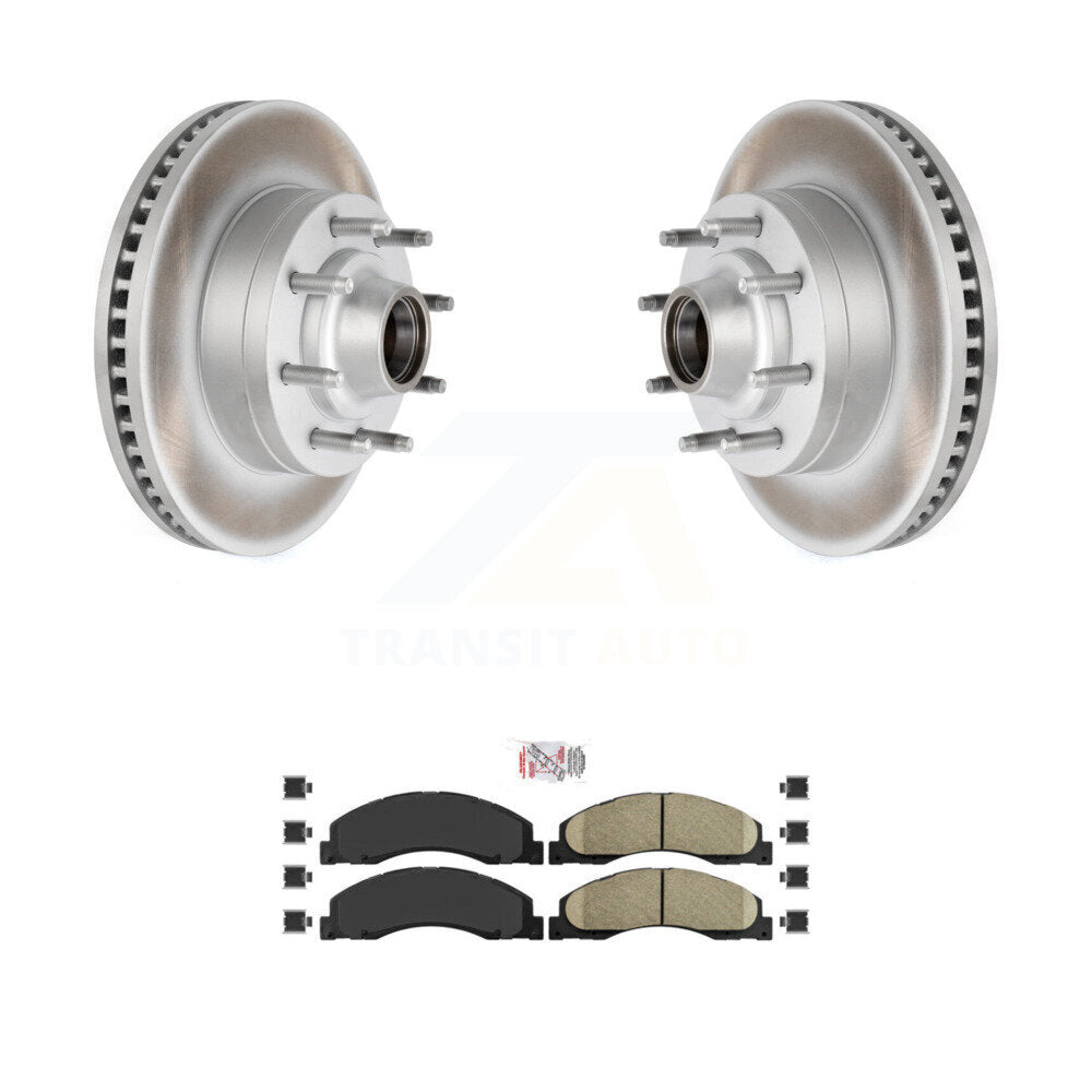 Kit de plaquettes en céramique pour moyeu de Rotor de frein, manteau avant, pour Ford E-350 Super Duty E-250 E-15