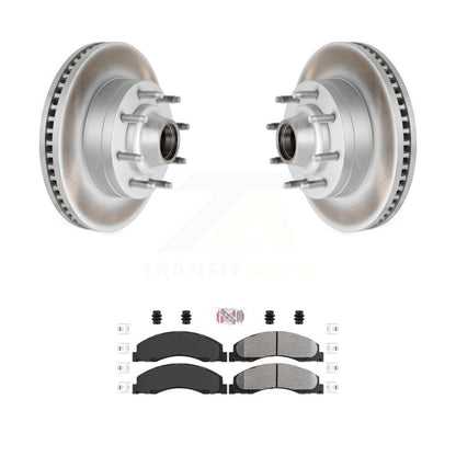 Kit de plaquettes semi-métalliques de moyeu de Rotor de frein de manteau avant pour Ford E-350 Super Duty E-25